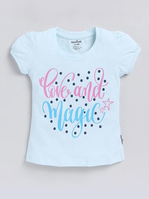 girls crew neck top - 20615503 - Very Small Image - 1
