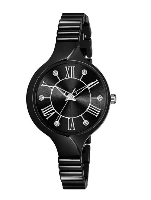 black metal detailed watch - 20616423 - Very Small Image - 1