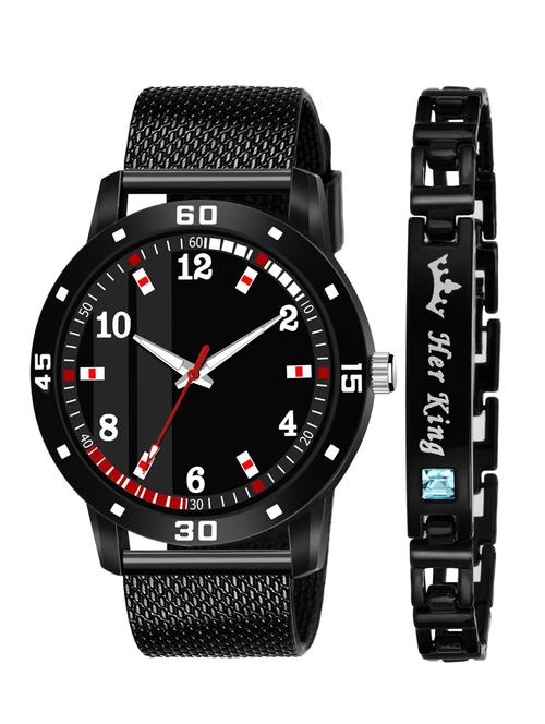 analog watch & bracelet gift set (pack of 2) - 20616528 - Very Small Image - 1