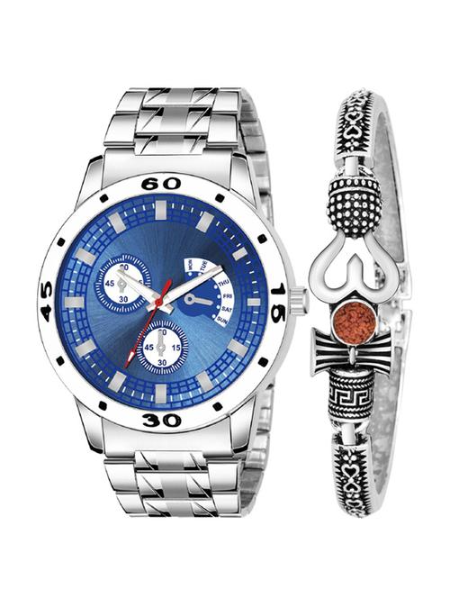 analog watch & bracelet gift set (pack of 2) - 20616530 - Very Small Image - 1