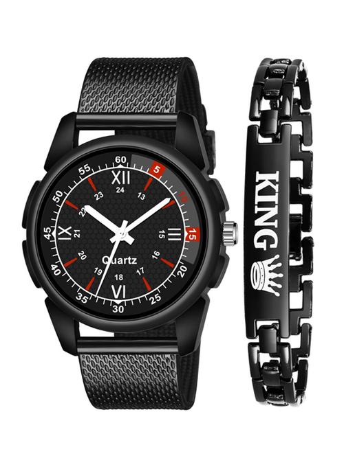 analog watch & bracelet gift set (pack of 2) - 20616535 - Very Small Image - 1
