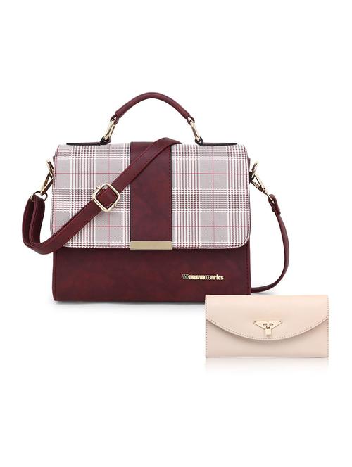 women's sling bag and clutch combo (set of 2) - 20617306 - Very Small Image - 1