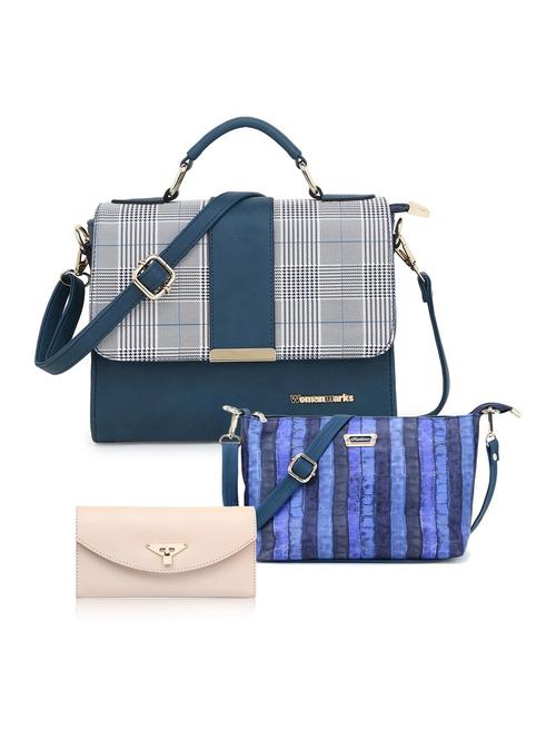 women's sling bag and clutch combo (set of 3) - 20617309 - Very Small Image - 1