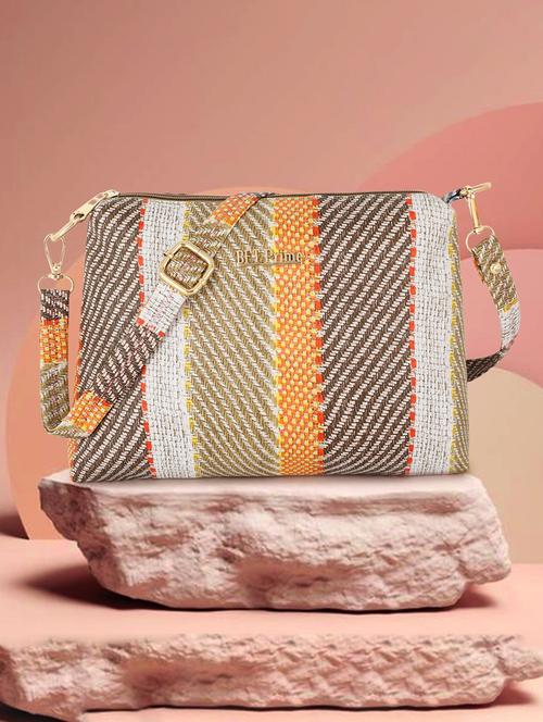 multi colored leatherette (pu) sling bag - 20617383 - Very Small Image - 1