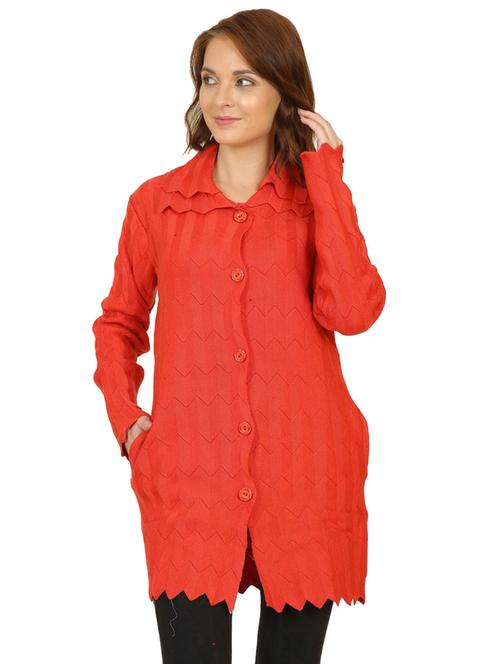 orange cotton cardigan - 20618426 - Very Small Image - 1