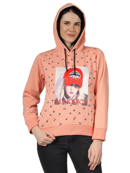 orange long sleeve hooded sweatshirt - 20621640 - Very Small Image - 1