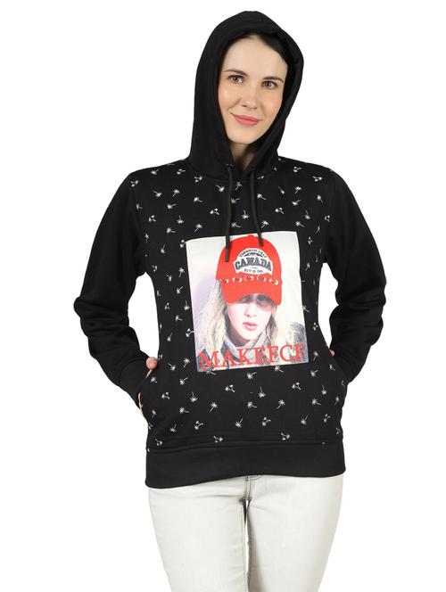 black long sleeve hooded sweatshirt - 20621643 - Very Small Image - 1