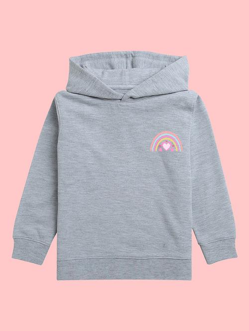 grey hooded neck sweatshirts - 20623722 - Very Small Image - 1