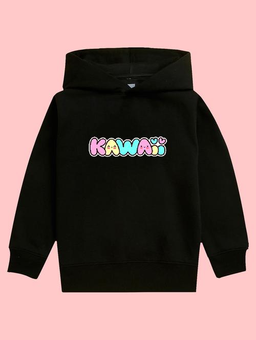 black graphic hooded sweatshirt - 20623725 - Very Small Image - 1