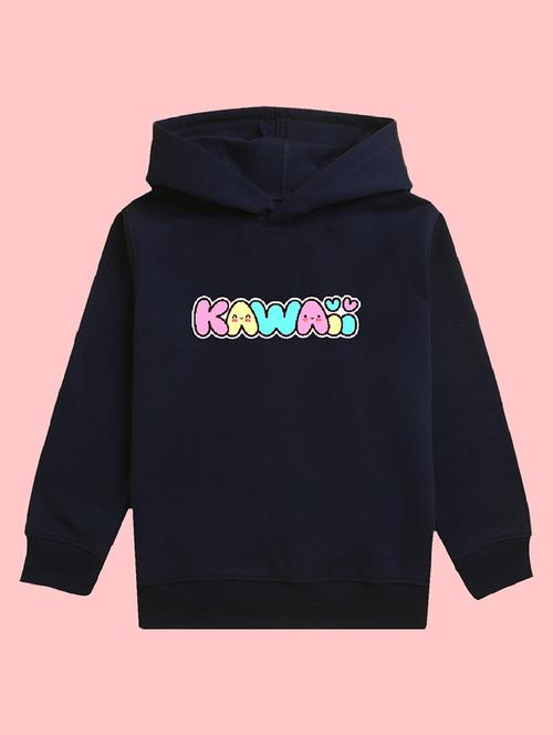 kids front & back graphic printed hooded sweatshirt - 20623726 - Very Small Image - 1