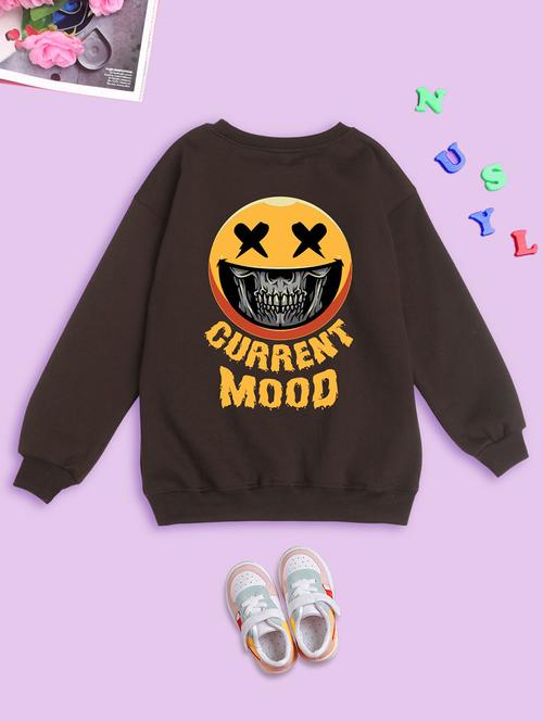 kids round neck graphic regular sweatshirt - 20623784 - Very Small Image - 1