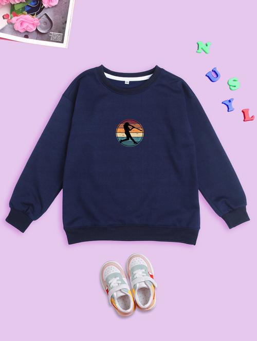kids round neck graphic regular sweatshirt - 20623810 - Very Small Image - 1