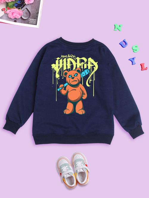 kids round neck graphic regular sweatshirt - 20623818 - Very Small Image - 1