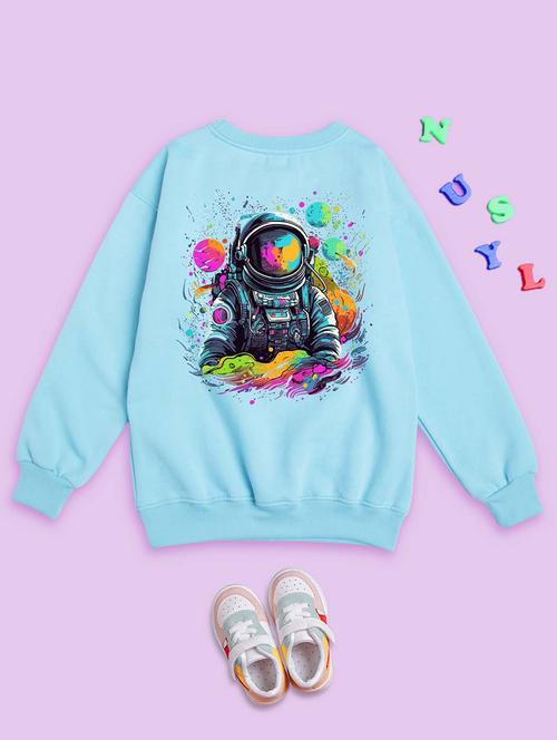 kids round neck graphic regular sweatshirt - 20623837 - Very Small Image - 1