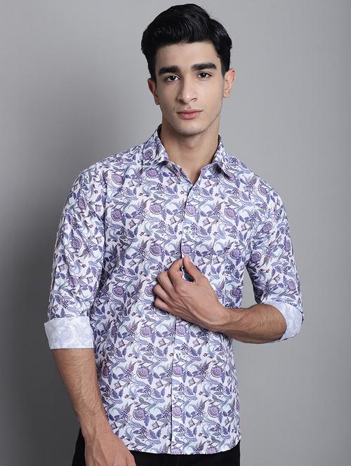 men long sleeve collared casual shirt - 20624543 - Very Small Image - 1