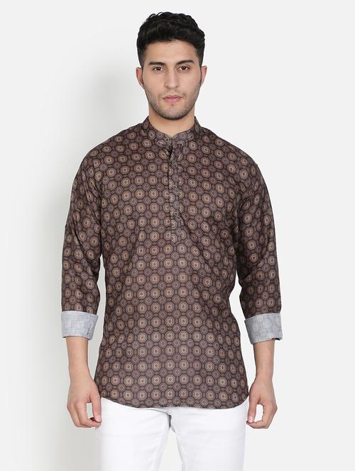 men printed full sleeve casual shirt - 20624552 - Very Small Image - 1