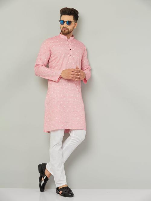 men mandarin neck kurta pyjama - 20625293 - Very Small Image - 1