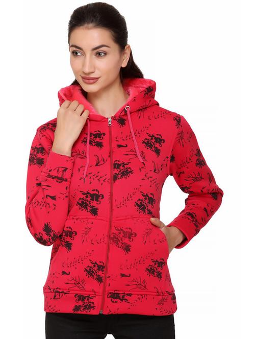 red long sleeve hooded sweatshirt - 20625507 - Very Small Image - 1