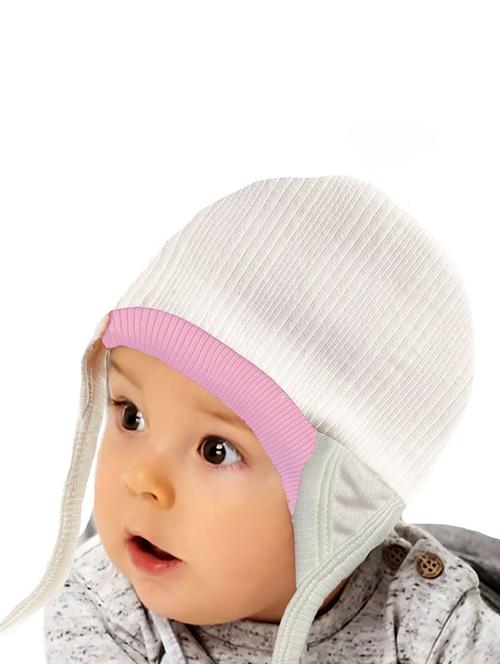 white self design cap - 20626763 - Very Small Image - 1