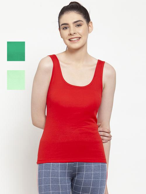 women pack of 3 solid tank top - 20627782 - Very Small Image - 1