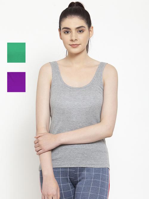 pack of 3 solid tank top - 20627853 - Very Small Image - 1