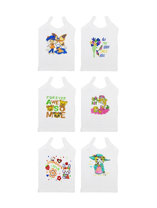 kids printed cotton vest combo - 20628017 - Very Small Image - 1