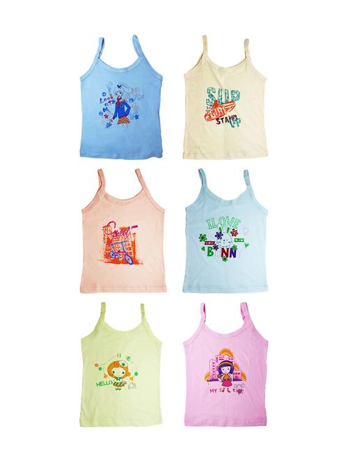 kids cotton blend printed spaghetti combo - 20628169 - Very Small Image - 1