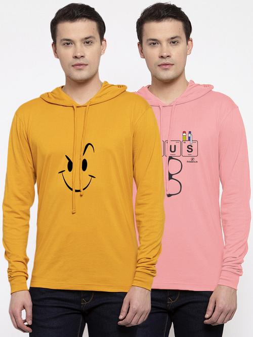 pack of 2 - multi colored cotton chest print sweatshirt - 20639605 - Very Small Image - 1