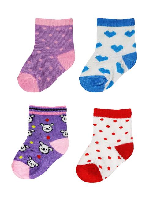 combos pack of multi color self design socks - 20643577 - Very Small Image - 1