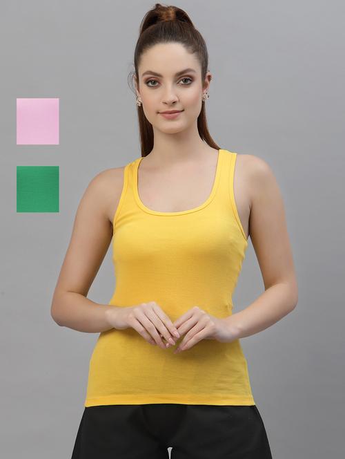 pack of 3 solid tank top - 20643762 - Very Small Image - 1