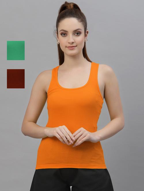 pack of 3 solid tank top - 20643774 - Very Small Image - 1