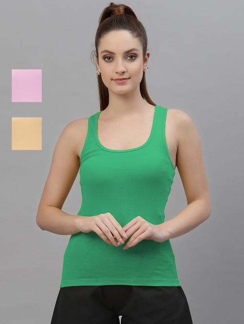 pack of 3 solid tank top - 20643777 - Very Small Image - 1