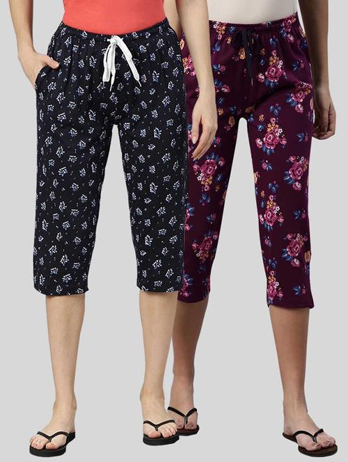 pack of 2 printed capri - 20647314 - Very Small Image - 1