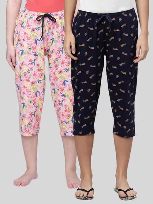 pack of 2 printed capri - 20647329 - Very Small Image - 1