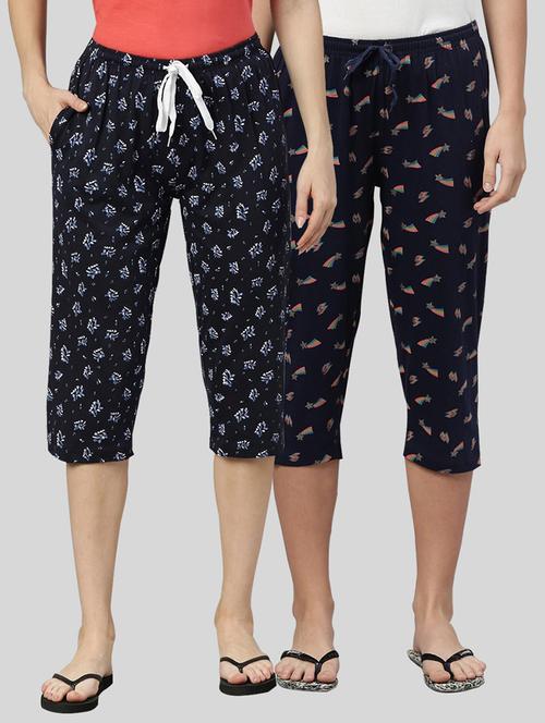 pack of 2 printed capri - 20647637 - Very Small Image - 1