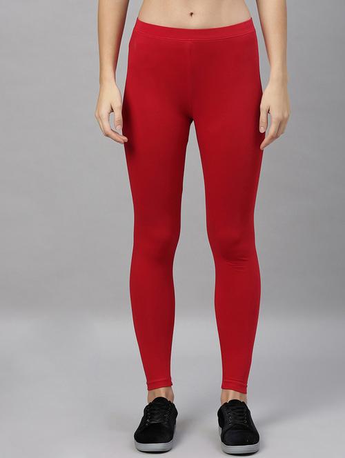 red solids ankle length legging - 20648205 - Very Small Image - 1