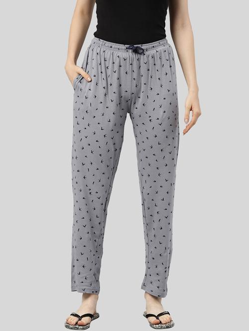 woman printed cotton pajama - 20648516 - Very Small Image - 1