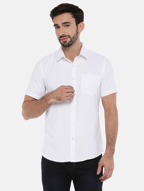 white cotton casual shirt - 20649129 - Very Small Image - 1