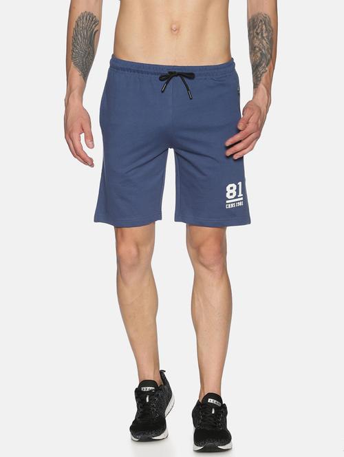 men placement print cotton shorts - 20649220 - Very Small Image - 1