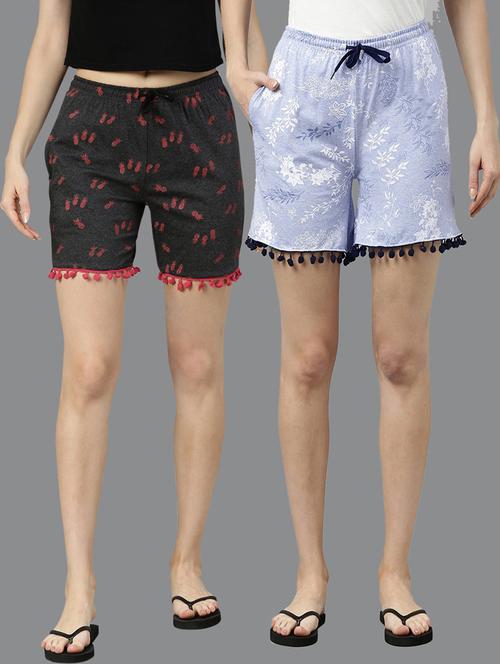 pack of 2 printed multi colored short - 20649247 - Very Small Image - 1