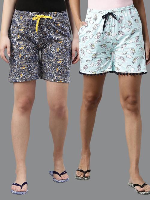 pack of 2 printed multi colored short - 20649269 - Very Small Image - 1