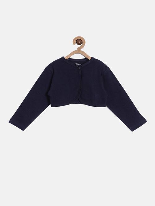 kids solid blue shrug - 20649313 - Very Small Image - 1