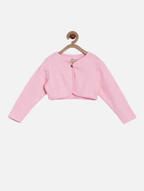 pink cotton shrug - 20649323 - Very Small Image - 1