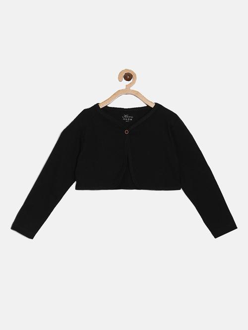 kids solid black shrug - 20649334 - Very Small Image - 1