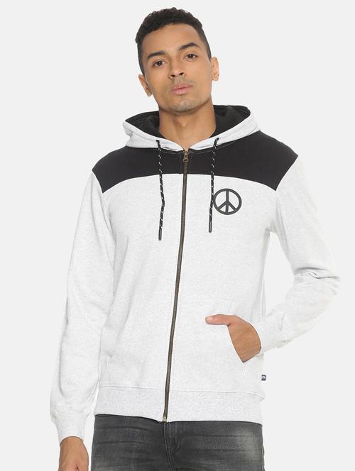light drey cotton regular sweatshirt - 20649374 - Very Small Image - 1