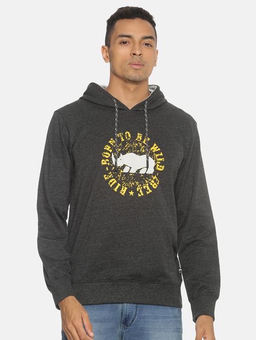 charcoal cotton regular sweatshirt - 20649386 - Very Small Image - 1