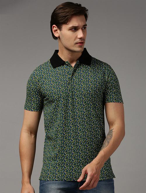 green cotton t-shirt - 20649635 - Very Small Image - 1