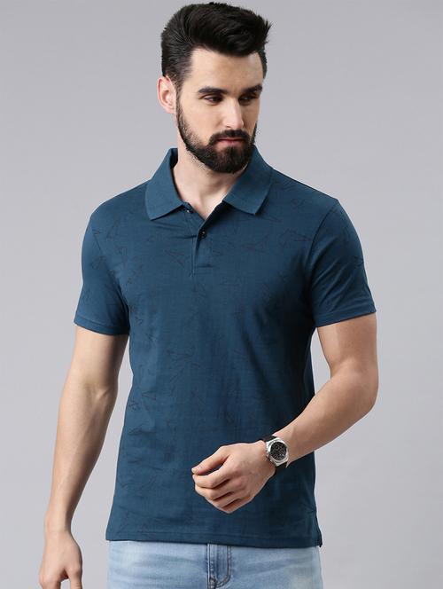blue cotton t-shirt - 20649655 - Very Small Image - 1