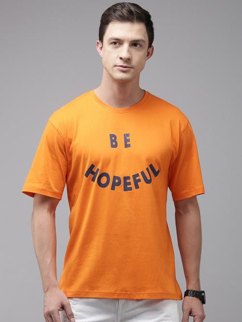 orange cotton t-shirt - 20649697 - Very Small Image - 1