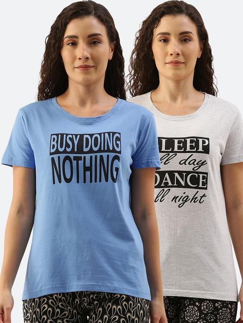 pack of 2 round neck t-shirt - 20649772 - Very Small Image - 1